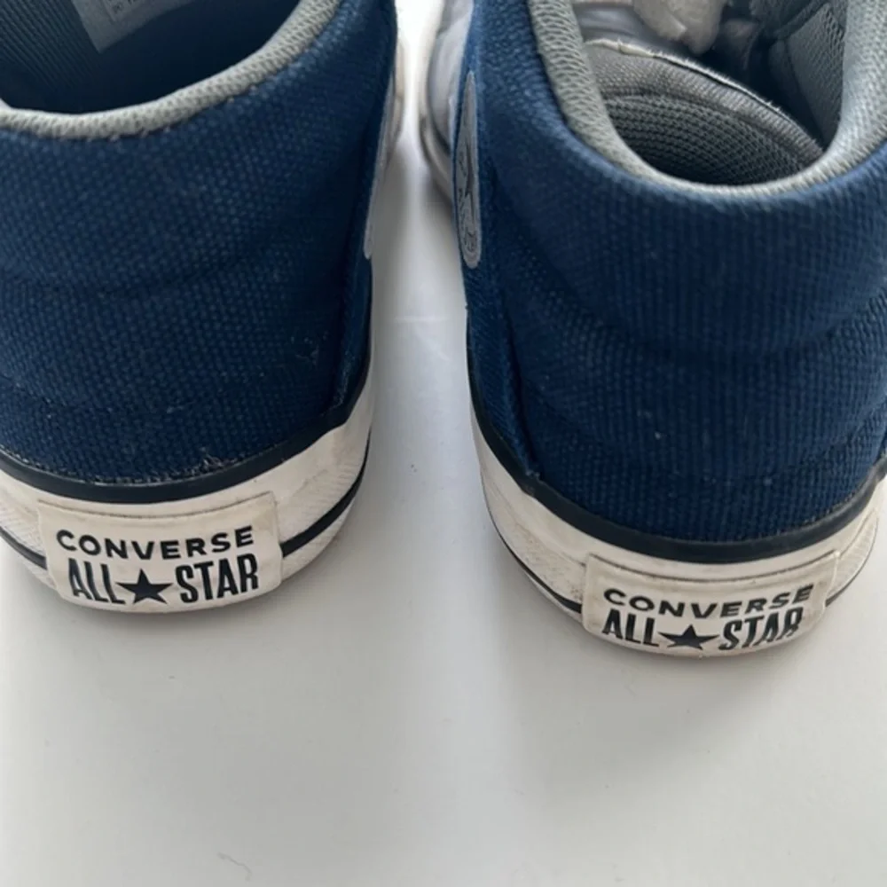 Converse Chuck Taylor All Star Axel Mid Top Grey Navy Blue‎ Kids Size 13 665357F